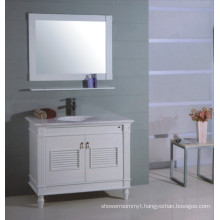 White Wooden Bathroom Vanity (B-310)